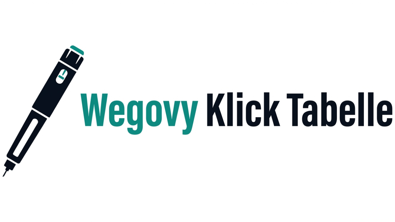 Wegovy Klick Tabelle